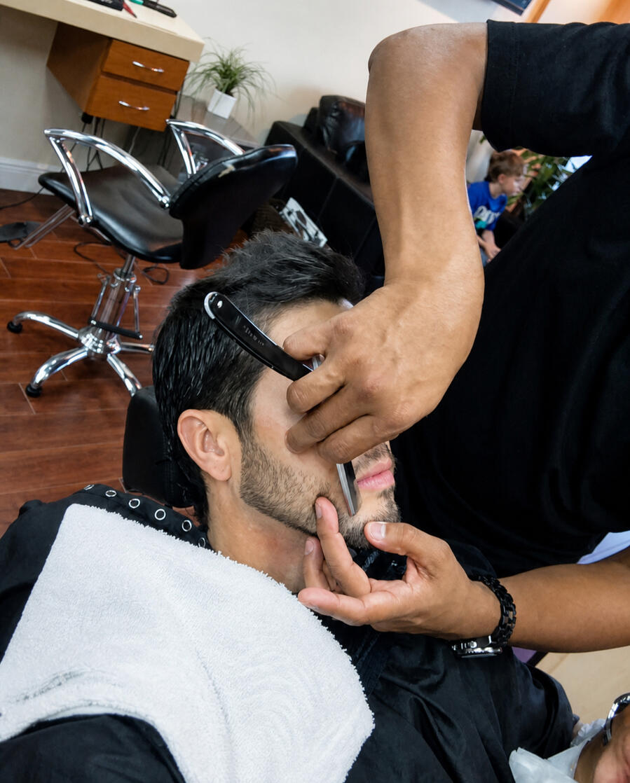 Precision beard grooming cc-action